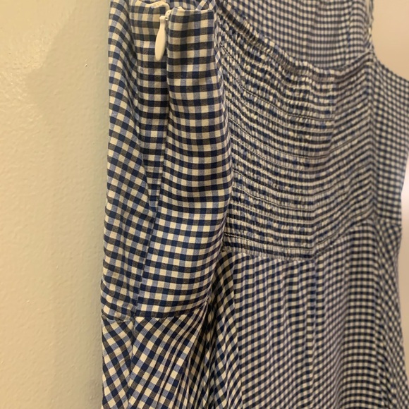 Old Navy Blue Gingham Swing Dress - Picture 4 of 4
